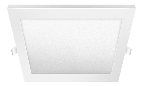 Panel Led 24w Embutir Plafon Cuadrado Blanco Luz Fria Spot 220v Macroled