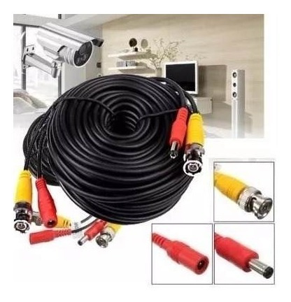 Cable Bnc Cctv Para Camara Seguridad 100m