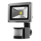 Proyector De Area Led Con Sensor 10w (cob) Luz Dia