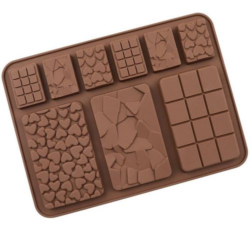 Molde Silicon Mini Chocolates - Tablas - Corazón