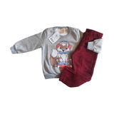 Conjunto Infantil Inverno Blusa Moletom E Calça Boucle