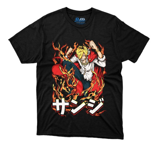 Playera One Piece Anime Luffy Monkey Sanji Piratas Gear 5