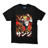 Playera One Piece Anime Luffy Monkey Sanji Piratas Gear 5