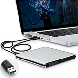 Grabador De Cd/dvd-rw Externo Ultradelgado Con Usb 3.0 F