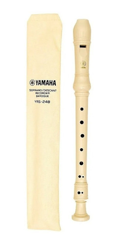 Flauta Dulce Yamaha Yrs24 Soprano Barroca Afinada En Do