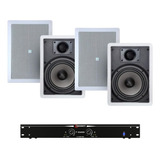 Kit Amplificador Taramps T2400 C 4 Arandela Jbl 6w21rt 100w