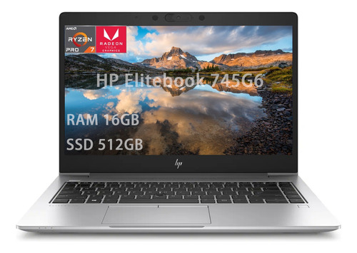 Laptop Hp Elitebook 755g5 Amd Ryzen 7 Pro 16g Ram 512g Ssd