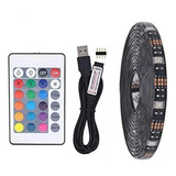 Tira Luz Led Rgb 5050 Usb 2m + Control - Tik Tok - Tv Led