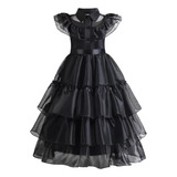 Vestido De Niña Wednesday Addams Con Ropa Infantil Hecha A M