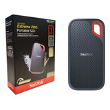 Ssd Externo Portátil Sandisk 1tb Extreme Pro Velocidade Leitura E Gravação 2000mb/s Alta Performance Pc Notebook Ps4 Xbox Ps5