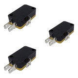 Microswitch 3 Pin Pack 10 Unidades