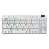 Teclado Gamer Sem Fio G Pro X Tkl Branco Logitech G