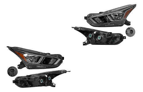 Set Faros Delanteros S/foco Halog Generica Versa 2020 - 2021