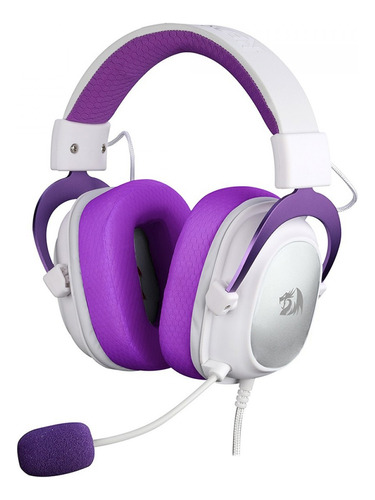 Headset Gamer Redragon Hero, 3.5mm  White/purple H530-wp