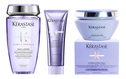 Kerastase Set Shampoo Lumiere + Cicaflash + Mascara Ultra 