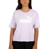 Remera Puma Moda Essential Cropped Logo Mujer Li