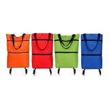 Carrito Bolsa Plegable Para Mandado C/rueda Portátil Cocina