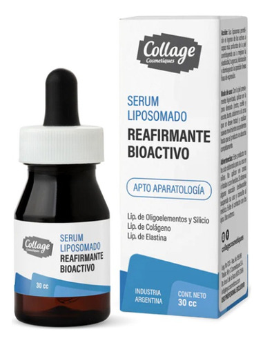 Serum Liposomado Reafirmante Bioactivo Aparatologia Collage Momento De Aplicación Día/noche Tipo De Piel Todo Tipo De Piel