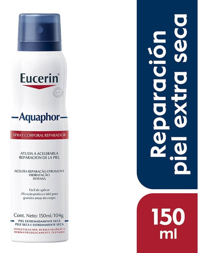 Eucerin Spray Corporal Reparador Aquaphor Piel Seca 150 Ml