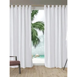 Cortinas C/presillas Tela Tropical Mecanico Oferta 2 Paños!