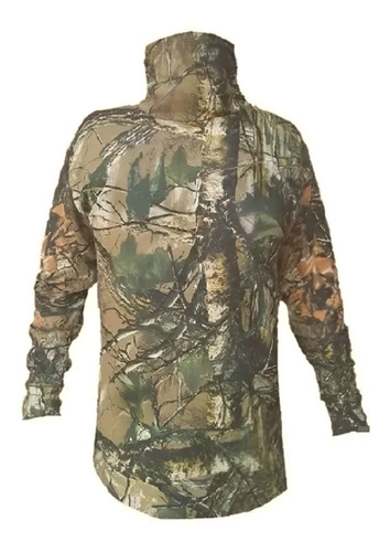 Sudadera Ligera Cubre Rostro Plegable Caceria Camuflaje Camp