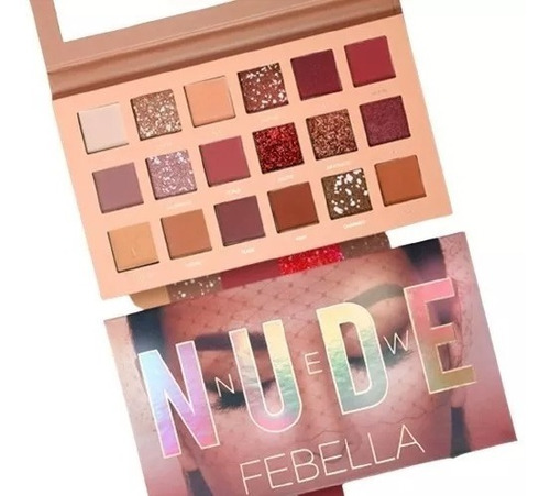 Paleta Sombras Ruby Rose Soft Nude Feels 17 Cores C/ Primer