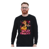 Polera Ml Bad Bunny Caras Logo Urbano Abominatron