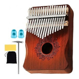 Kalimba Metalofono Pulgar Piano Africano Kalimba 17 Teclas