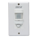 Llave De Luz Sica Life Pir Sensor Movimiento Blanco Corriente Nominal 10 A Voltaje Nominal 220v