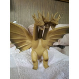 Godzilla / King Ghidorah 28 Cms Altura Con Detalle En Pata