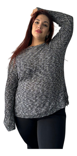 Sweater Buzo Hilo Tejido Lanna Talles Grandes Especiales 