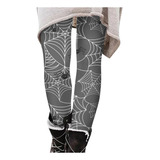 Leggins De Halloween Para Mujer, Cintura Alta, Elásticos, Cá