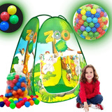 Cabana Barraquinha Infantil Zoo Casinha Com Bolinhas Gdes