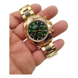 Reloj Compatible Con No Rolex Daytona Gold Suizo