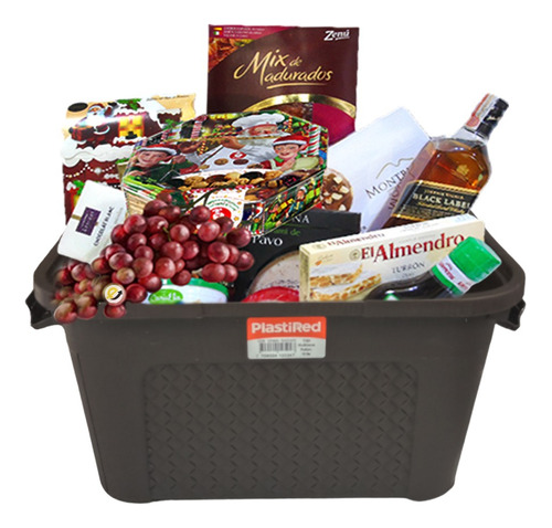 Caja Organizadora Decorativa 10 Litros Con Tapa Rattan