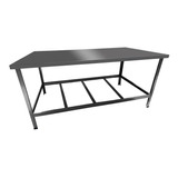 Mesa De Manipulação Inox Slim Cefaz 120x55cm Msis-18