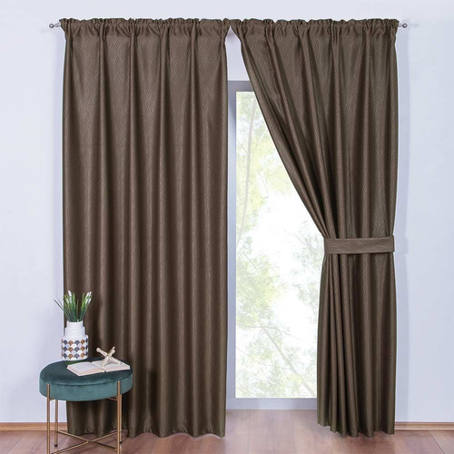 Cortinas Blackout Jacquard Satinadas Concord Varios Modelos