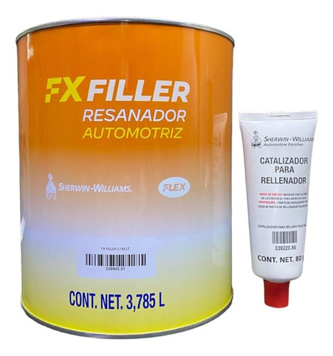 Resanador Fx Automotriz 4 Lt Flex Galion Sherwin Williams