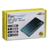 Cofre Case Disco Duro 2.5 Usb 3.0 Tecmaster Color Negro