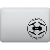 Adesivo Para Notebook Piloto Drone Mavic Dji