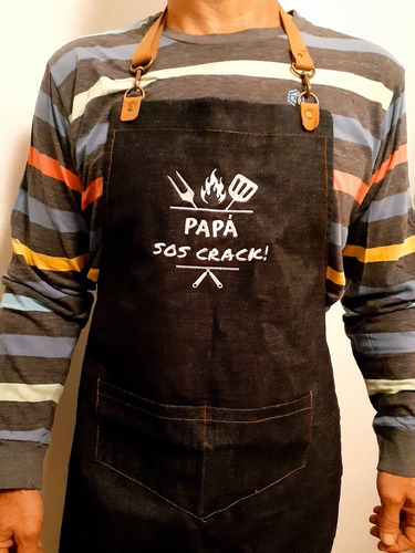 Delantal Cocina Asador Parrillero Regalo Día Del Padre Papá 