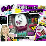 Juego De Salon Spa Nail Glam Secador De Uñas Esmaltes Niñas 