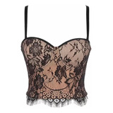 Top Corset De Encaje Importado