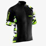 Camisa Ciclismo Refactor 3xu Animus Preto E Verde Tamanho M