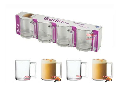 8 Jarros Mug 255ml Cafe Nespresso Latte Taza Desayuno 2 Pack