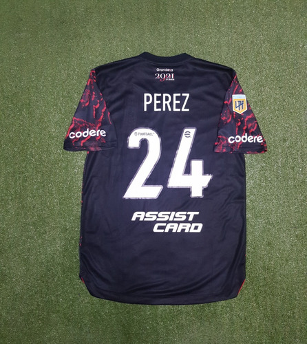 Camiseta Alternativa River Plate 2021, E. Perez 24 Talle M