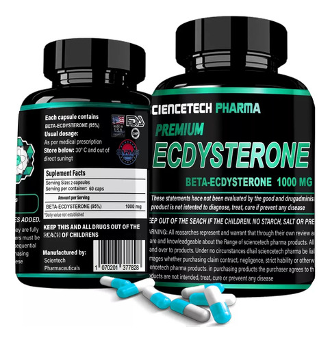 Ecdysterona Sarms 90caps 500 Mg - Unidad a $159000