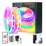 Tiras De Led Rgb 30 Metros Wifi Luces Led Alexa App Control