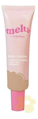 Ruby Rose Base Líquida Cobertura Média Melu 29ml