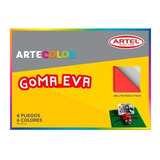 Carpeta Artecolor Goma Eva 6 Pliegos / Colores Artel